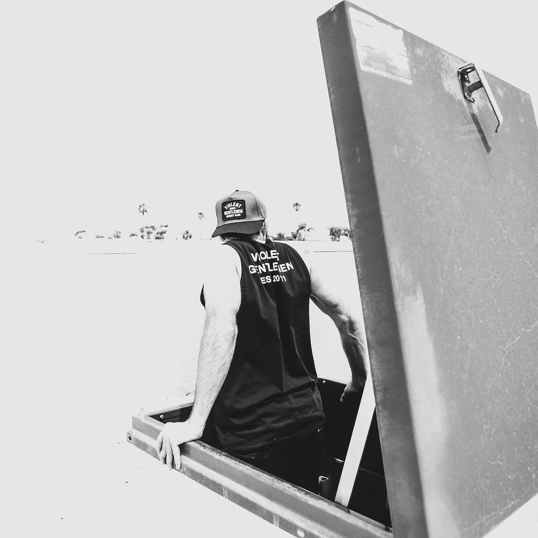 Hockey Rally Premium Tank Top - - Men's Tank Tops - Violent Gentlemen Hockey Lifestyle | Built by Fans for Fans | Perfect Gift for hockey fan or hockey players that live in the hockey culture