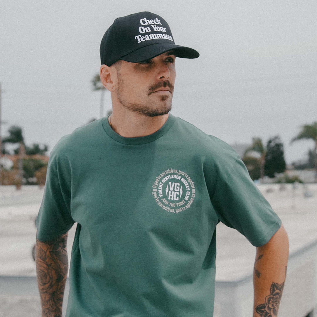 Hockey Regiment Premium Tee - - Men's T-Shirts - Violent Gentlemen Hockey Lifestyle | Built by Fans for Fans | Perfect Gift for hockey fan or hockey players that live in the hockey culture