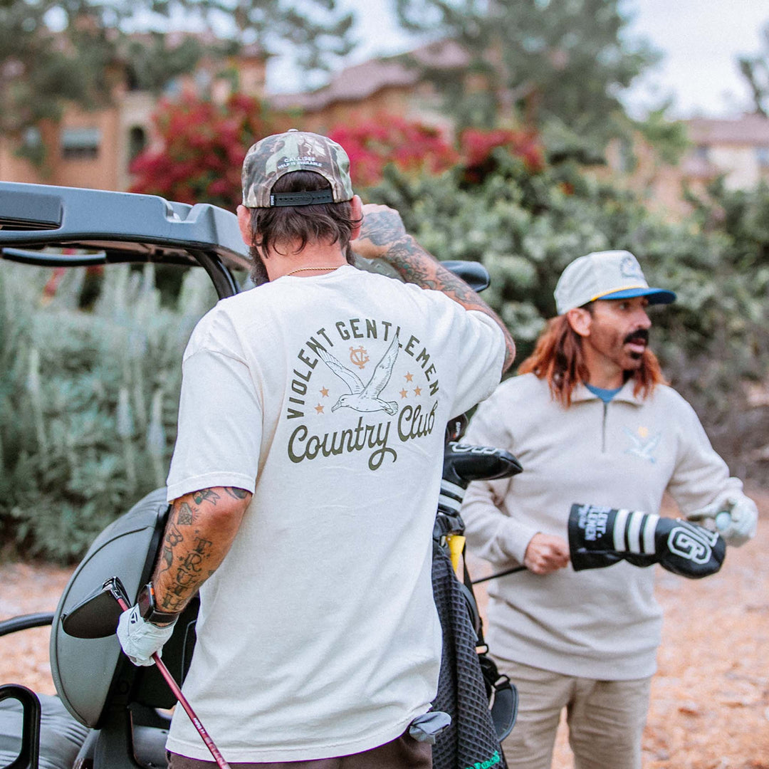 Hockey Albatross Vintage Tee - - Men's T-Shirts - Violent Gentlemen Hockey Lifestyle | Built by Fans for Fans | Perfect Gift for hockey fan or hockey players that live in the hockey culture