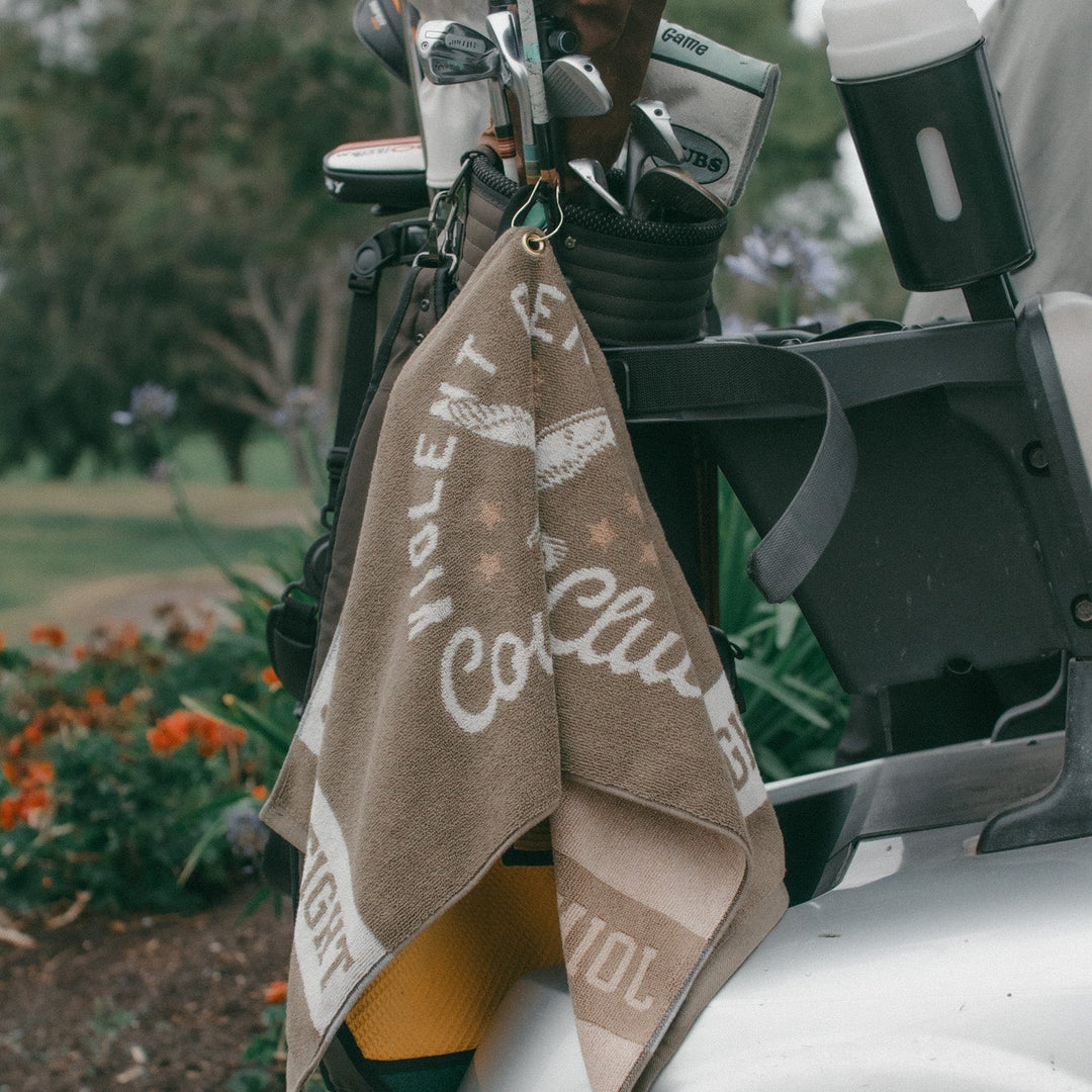 Hockey Albatross Golf Towel - - Accessories - Violent Gentlemen Hockey Lifestyle | Built by Fans for Fans | Perfect Gift for hockey fan or hockey players that live in the hockey culture
