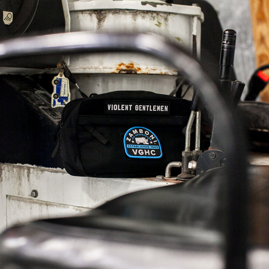 Hockey Zamboni Ice Resurfacer Velcro Patch - - Accessories - Violent Gentlemen Hockey Lifestyle | Built by Fans for Fans | Perfect Gift for hockey fan or hockey players that live in the hockey culture