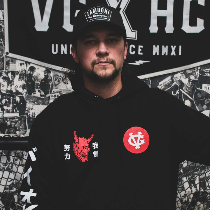 Hockey Hanya Pullover Hood - - Men's Fleece Tops - Violent Gentlemen Hockey Lifestyle | Built by Fans for Fans | Perfect Gift for hockey fan or hockey players that live in the hockey culture