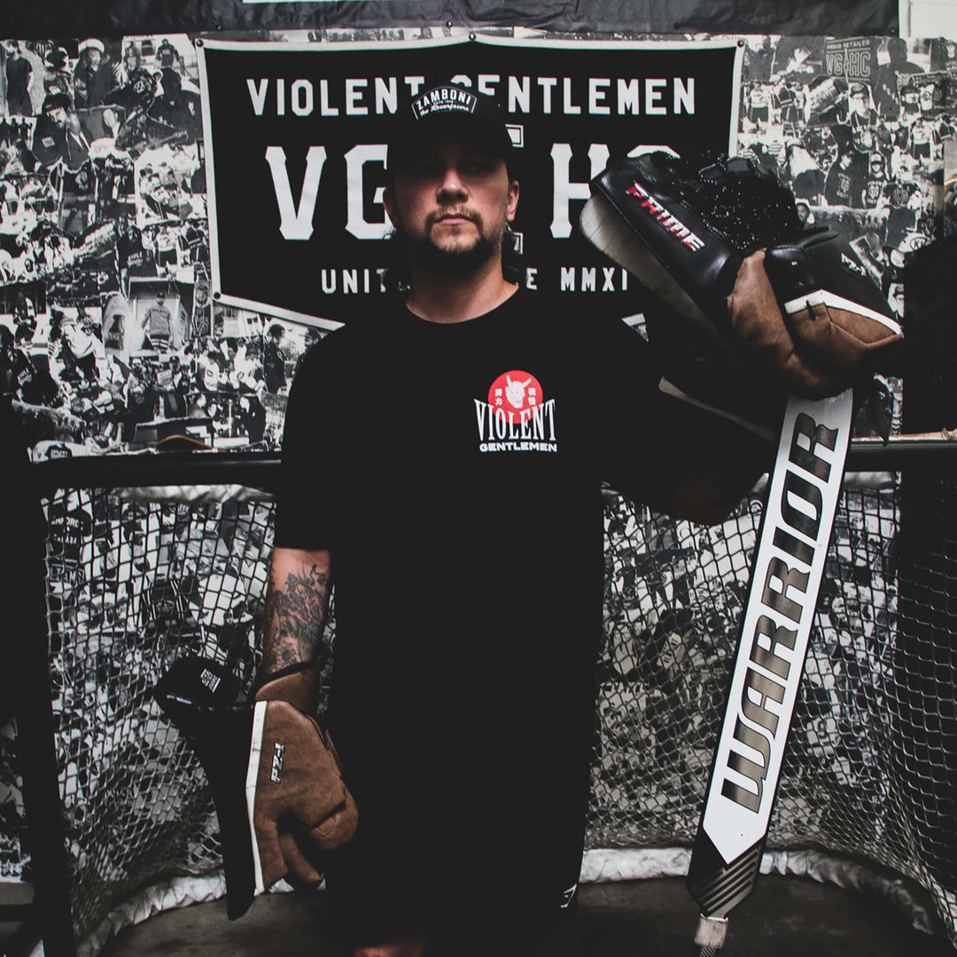 Hockey Hanya Premium Tee - - Men's T-Shirts - Violent Gentlemen Hockey Lifestyle | Built by Fans for Fans | Perfect Gift for hockey fan or hockey players that live in the hockey culture
