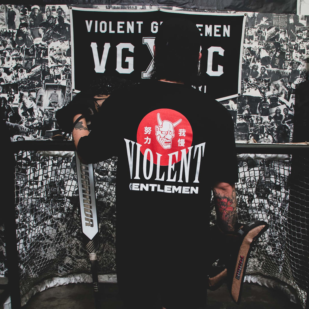 Hockey Hanya Premium Tee - - Men's T-Shirts - Violent Gentlemen Hockey Lifestyle | Built by Fans for Fans | Perfect Gift for hockey fan or hockey players that live in the hockey culture