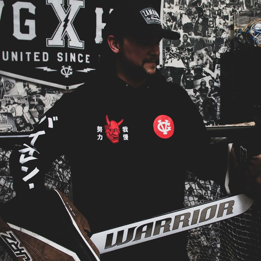 Hockey Hanya Pullover Hood - - Men's Fleece Tops - Violent Gentlemen Hockey Lifestyle | Built by Fans for Fans | Perfect Gift for hockey fan or hockey players that live in the hockey culture