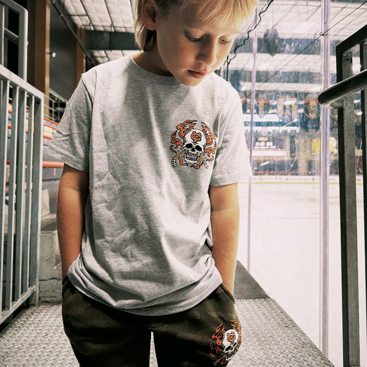 Hockey Rager Kids Tee - - Kid's T-Shirts - Violent Gentlemen Hockey Lifestyle | Built by Fans for Fans | Perfect Gift for hockey fan or hockey players that live in the hockey culture