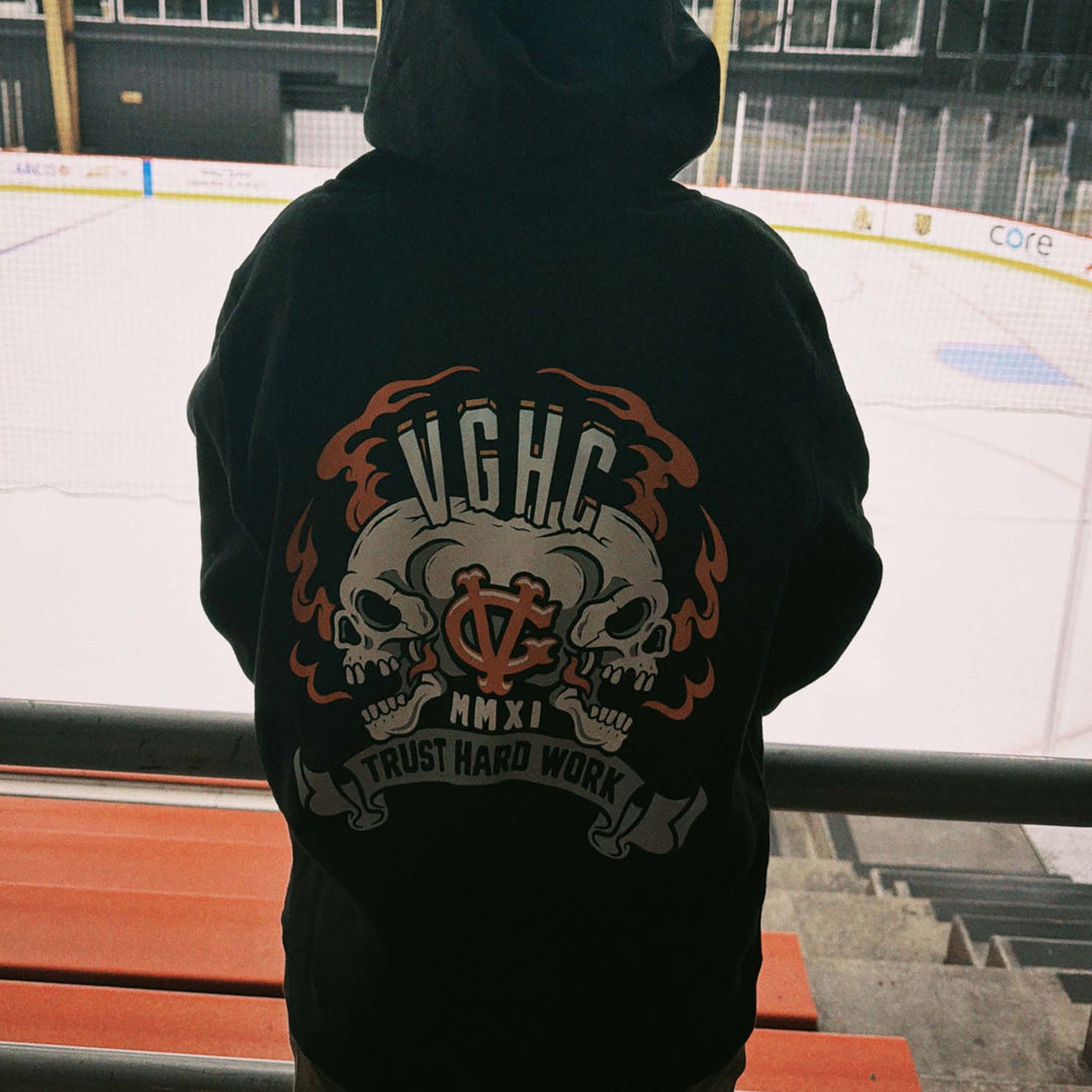 Hockey Rager Kids Pullover Hood - - Kid's Fleece Tops - Violent Gentlemen Hockey Lifestyle | Built by Fans for Fans | Perfect Gift for hockey fan or hockey players that live in the hockey culture