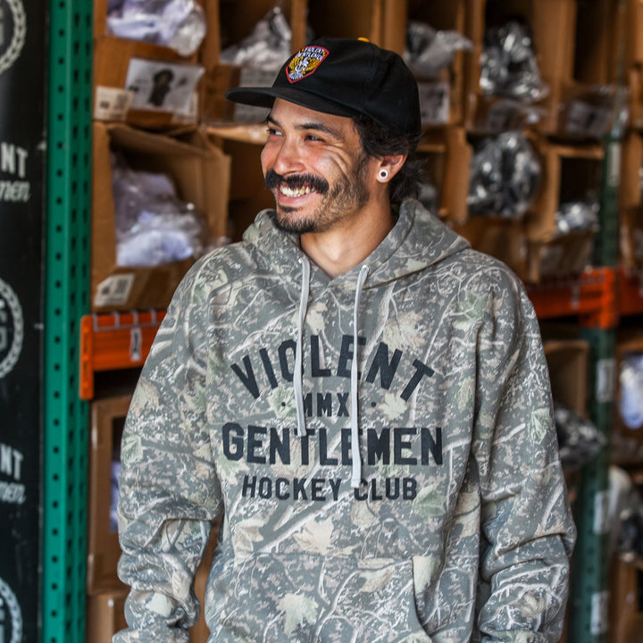 Hockey Loyalty Pullover Hood - - Men's Fleece Tops - Violent Gentlemen Hockey Lifestyle | Built by Fans for Fans | Perfect Gift for hockey fan or hockey players that live in the hockey culture