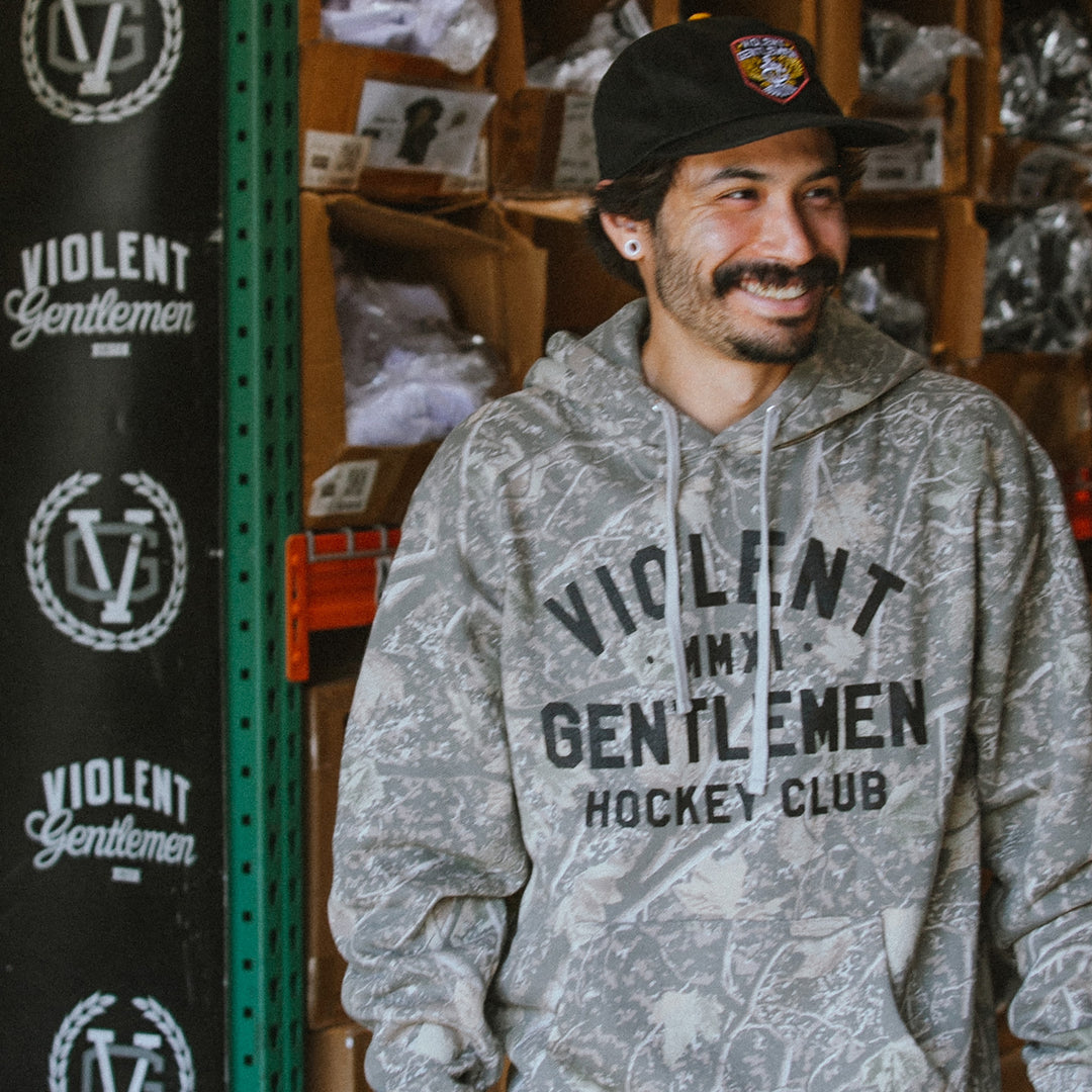 Hockey Loyalty Pullover Hood - - Men's Fleece Tops - Violent Gentlemen Hockey Lifestyle | Built by Fans for Fans | Perfect Gift for hockey fan or hockey players that live in the hockey culture