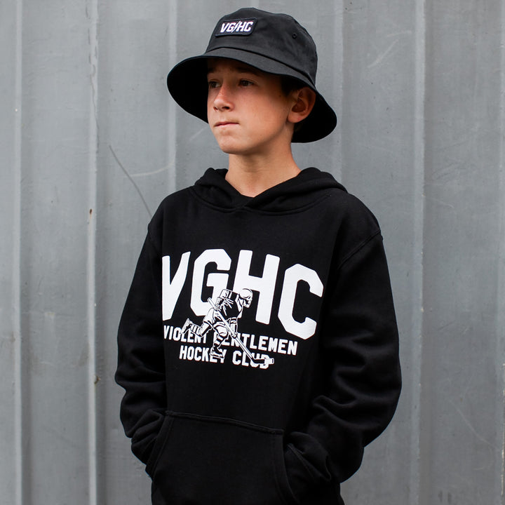 Hockey Tradition Kids Bucket Hat - - Hats - Violent Gentlemen Hockey Lifestyle | Built by Fans for Fans | Perfect Gift for hockey fan or hockey players that live in the hockey culture
