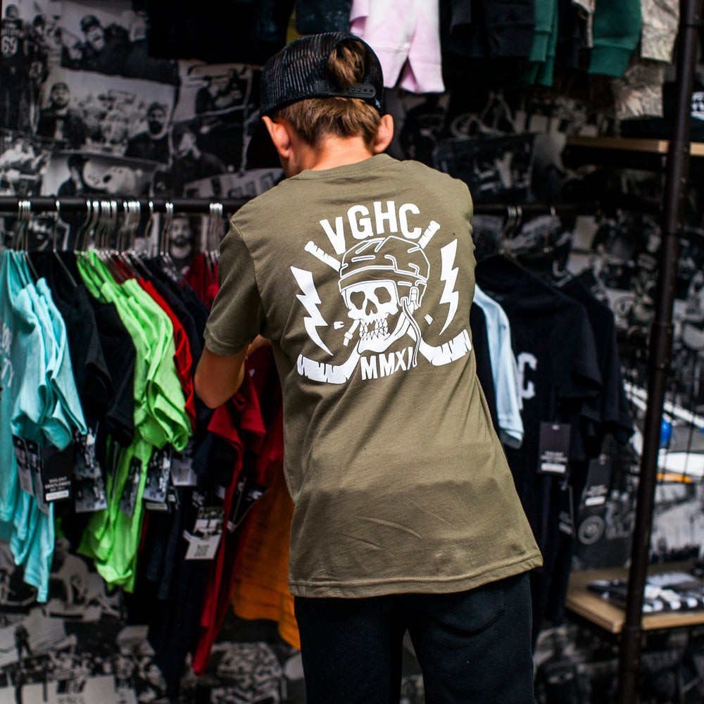 Hockey Toothless Kids Tee - - Kid's T-Shirts - Violent Gentlemen Hockey Lifestyle | Built by Fans for Fans | Perfect Gift for hockey fan or hockey players that live in the hockey culture