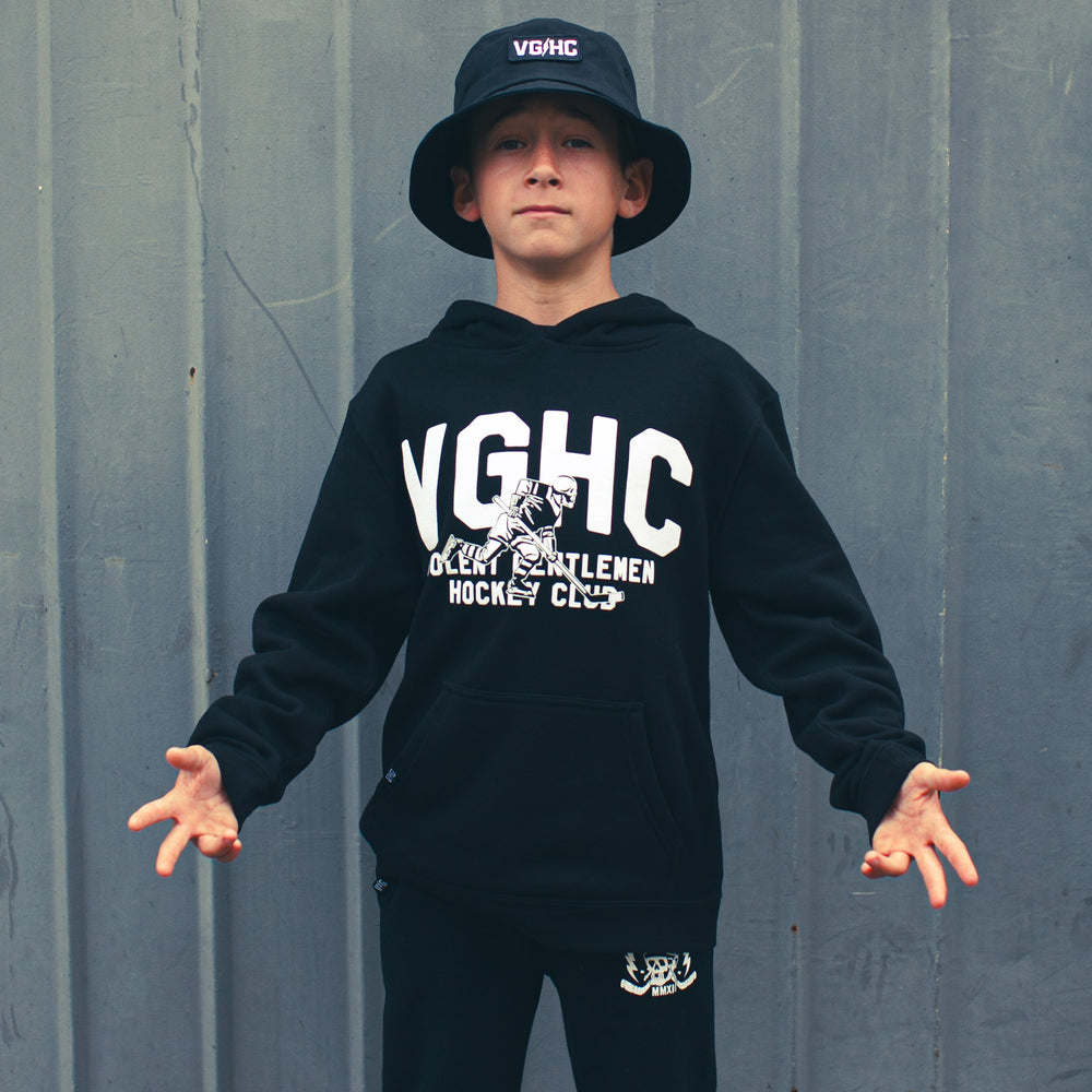 Hockey Pact Kids Pullover Hood - - Kid's Fleece Tops - Violent Gentlemen Hockey Lifestyle | Built by Fans for Fans | Perfect Gift for hockey fan or hockey players that live in the hockey culture