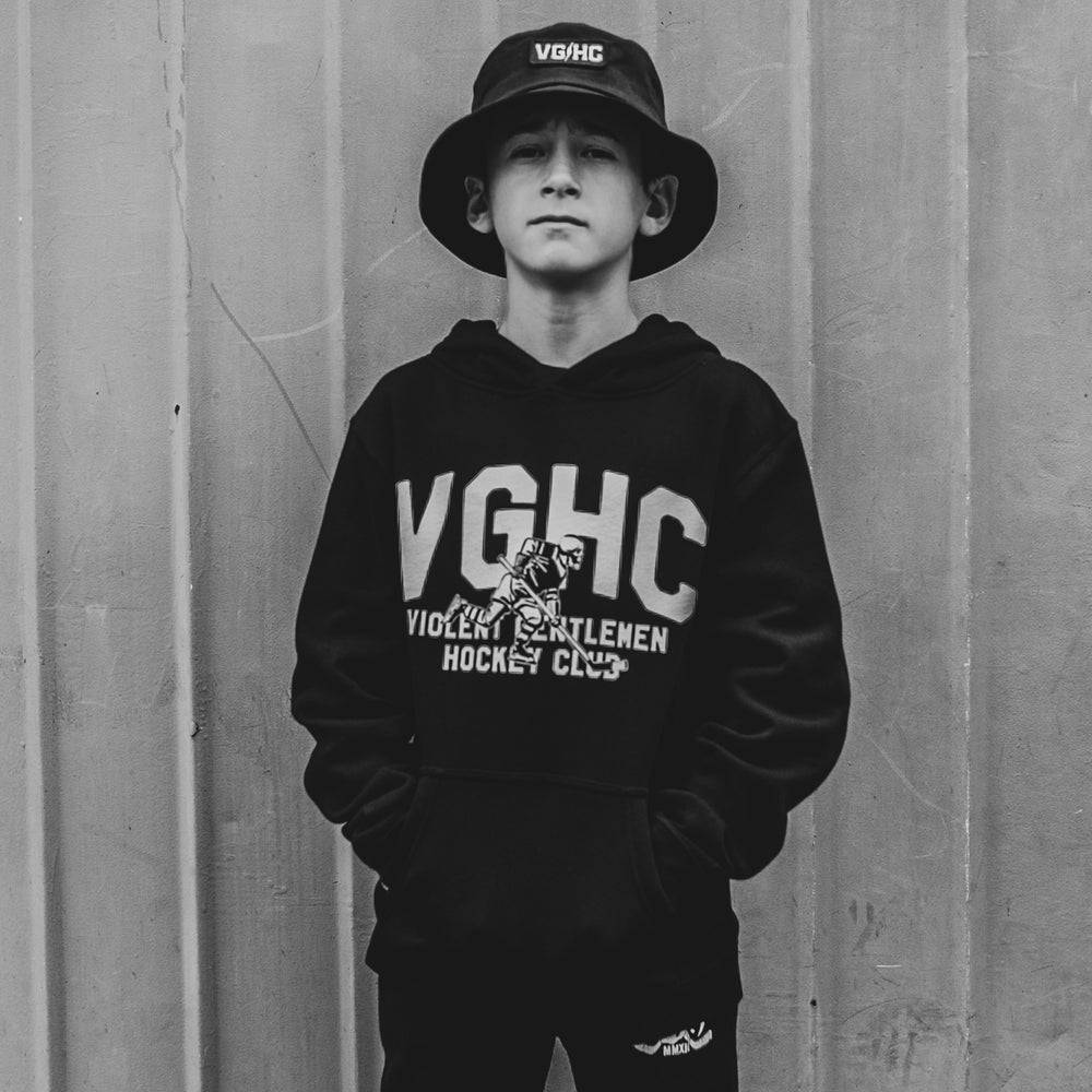 Hockey Pact Kids Pullover Hood - - Kid's Fleece Tops - Violent Gentlemen Hockey Lifestyle | Built by Fans for Fans | Perfect Gift for hockey fan or hockey players that live in the hockey culture
