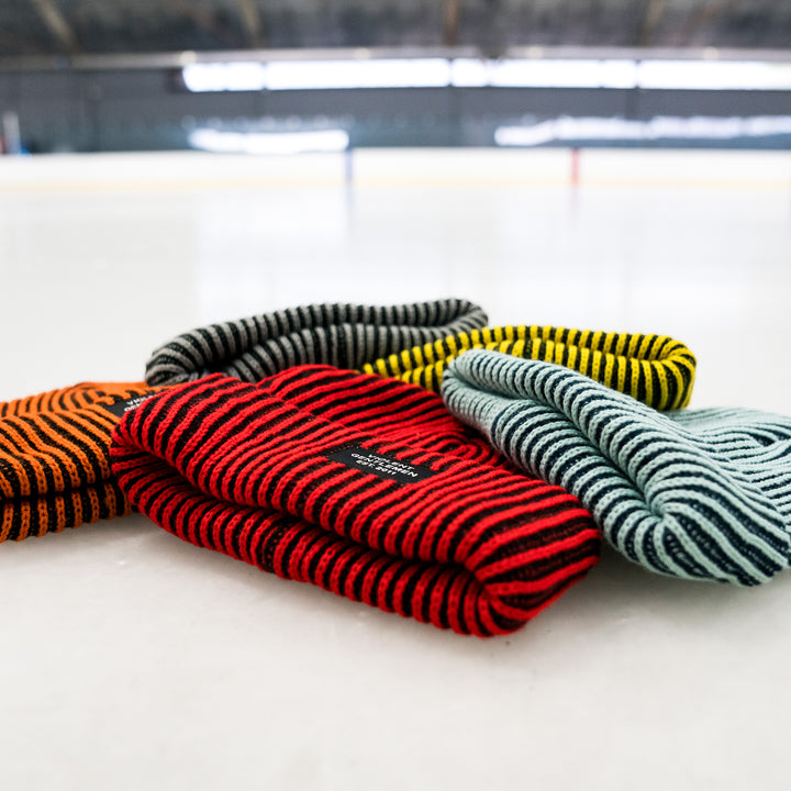 Hockey Lemieux Two-Tone Cuff Beanie - - Beanies - Violent Gentlemen Hockey Lifestyle | Built by Fans for Fans | Perfect Gift for hockey fan or hockey players that live in the hockey culture