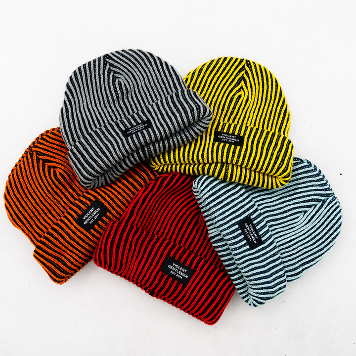 Hockey Lemieux Two-Tone Cuff Beanie - - Beanies - Violent Gentlemen Hockey Lifestyle | Built by Fans for Fans | Perfect Gift for hockey fan or hockey players that live in the hockey culture
