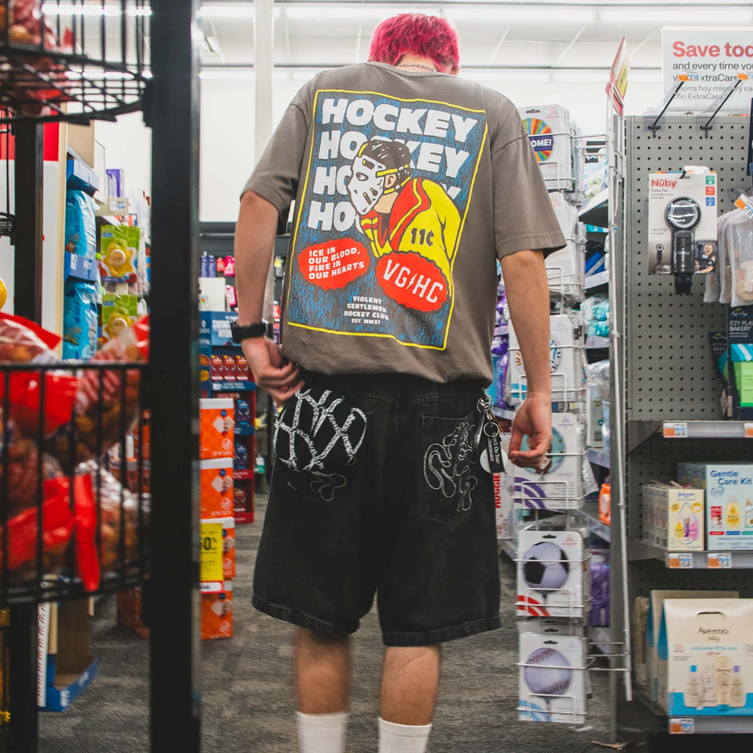 Hockey RIPS Garment Dyed Tee - - Men&