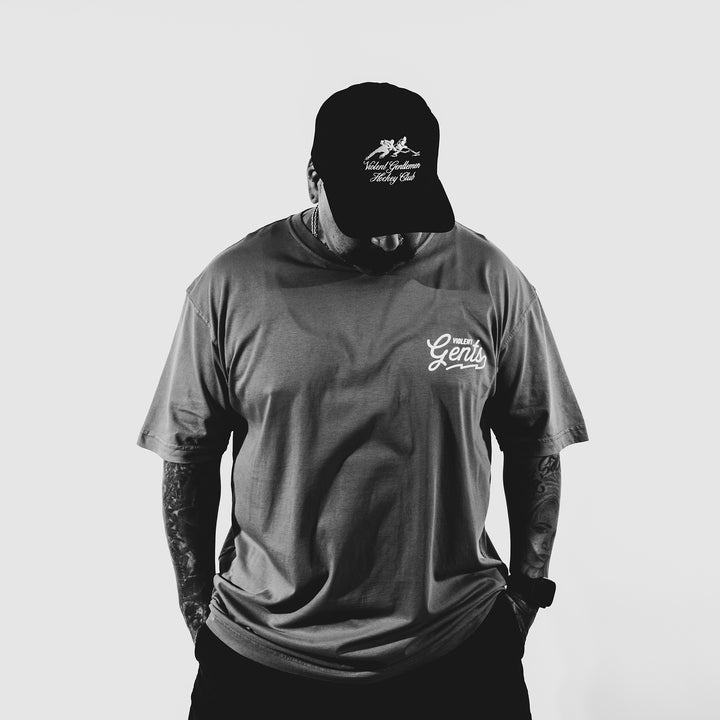 Hockey Try Gents Premium Tee - - Men's T-Shirts - Violent Gentlemen Hockey Lifestyle | Built by Fans for Fans | Perfect Gift for hockey fan or hockey players that live in the hockey culture