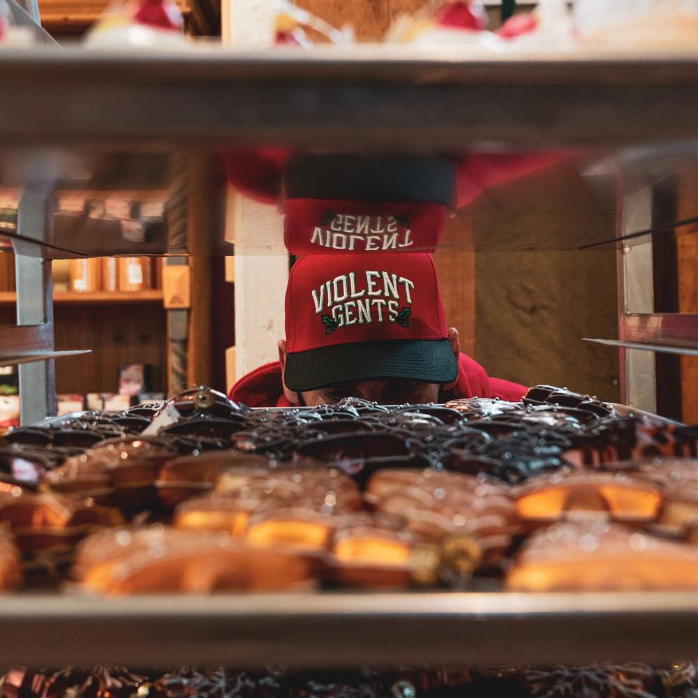 Hockey Holly Gents A-Frame Snapback - - Hats - Violent Gentlemen Hockey Lifestyle | Built by Fans for Fans | Perfect Gift for hockey fan or hockey players that live in the hockey culture