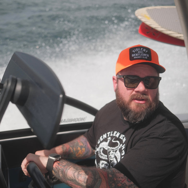 Hockey Loyalty A-Frame Snapback - - Hats - Violent Gentlemen Hockey Lifestyle | Built by Fans for Fans | Perfect Gift for hockey fan or hockey players that live in the hockey culture