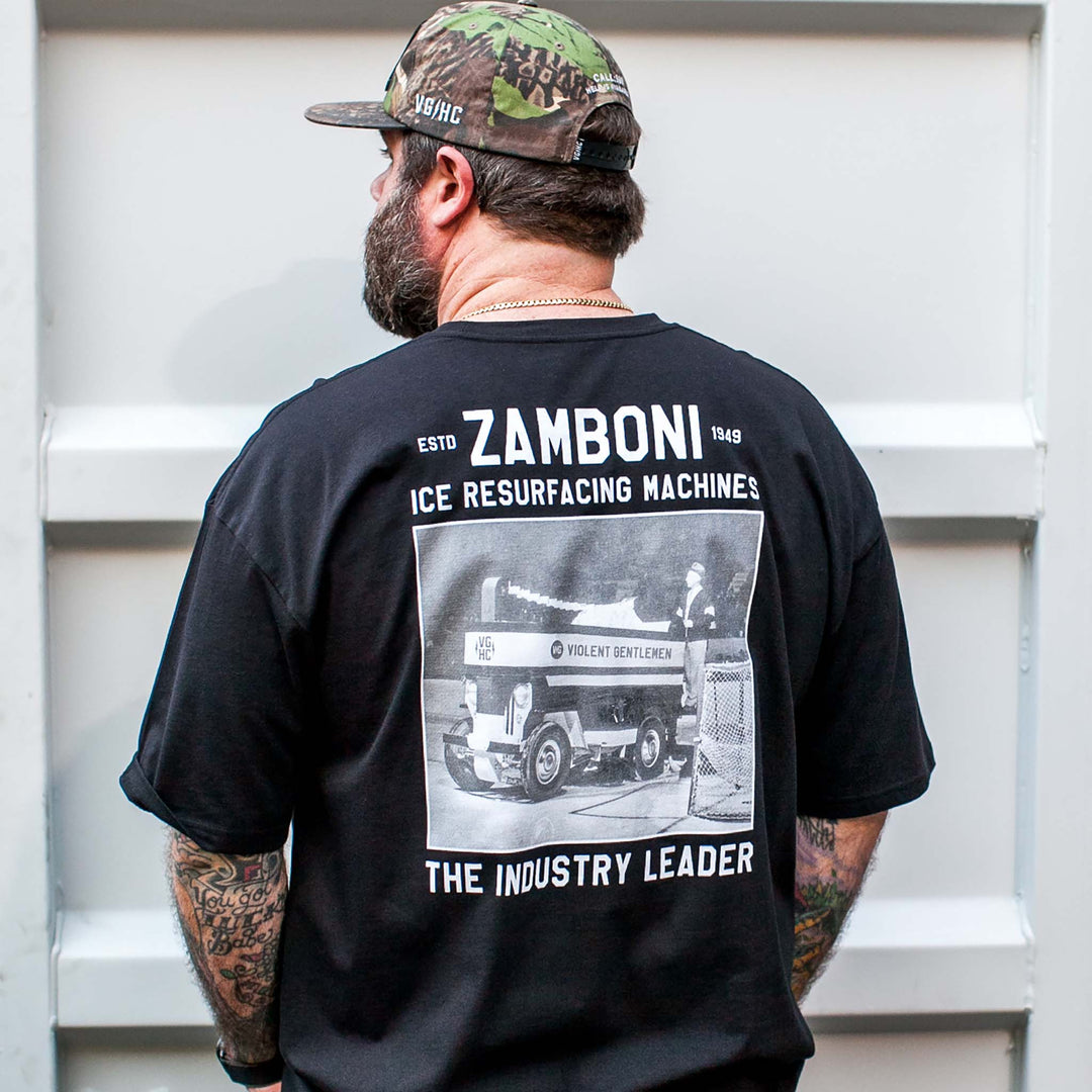 Hockey Ice Resurfacing Machines Premium Tee - - Men's T-Shirts - Violent Gentlemen Hockey Lifestyle | Built by Fans for Fans | Perfect Gift for hockey fan or hockey players that live in the hockey culture