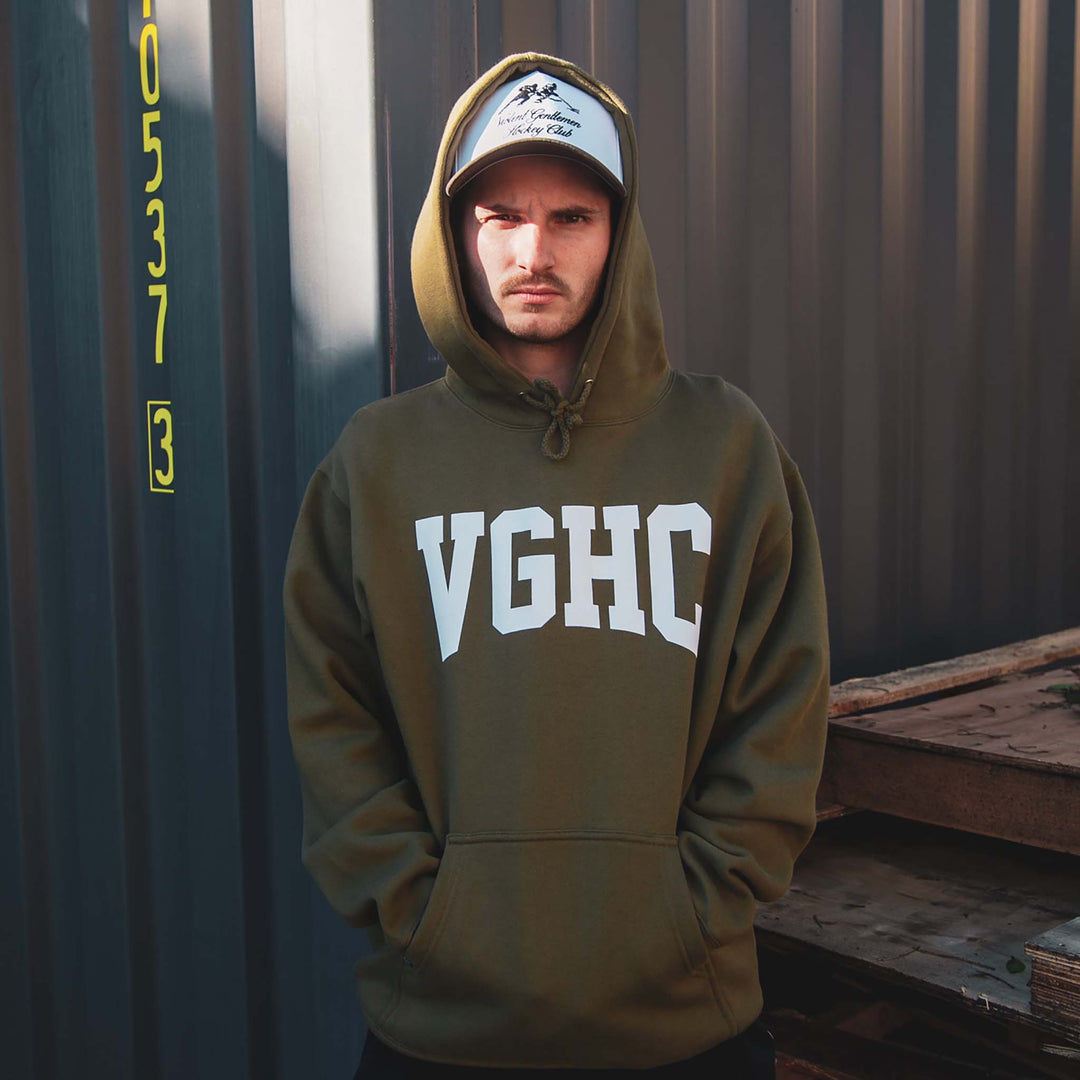 Hockey Locked In Pullover Hood - - Men's Fleece Tops - Violent Gentlemen Hockey Lifestyle | Built by Fans for Fans | Perfect Gift for hockey fan or hockey players that live in the hockey culture