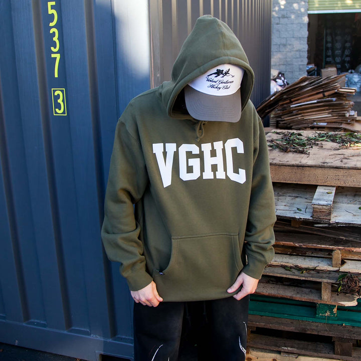 Hockey Locked In Pullover Hood - - Men's Fleece Tops - Violent Gentlemen Hockey Lifestyle | Built by Fans for Fans | Perfect Gift for hockey fan or hockey players that live in the hockey culture