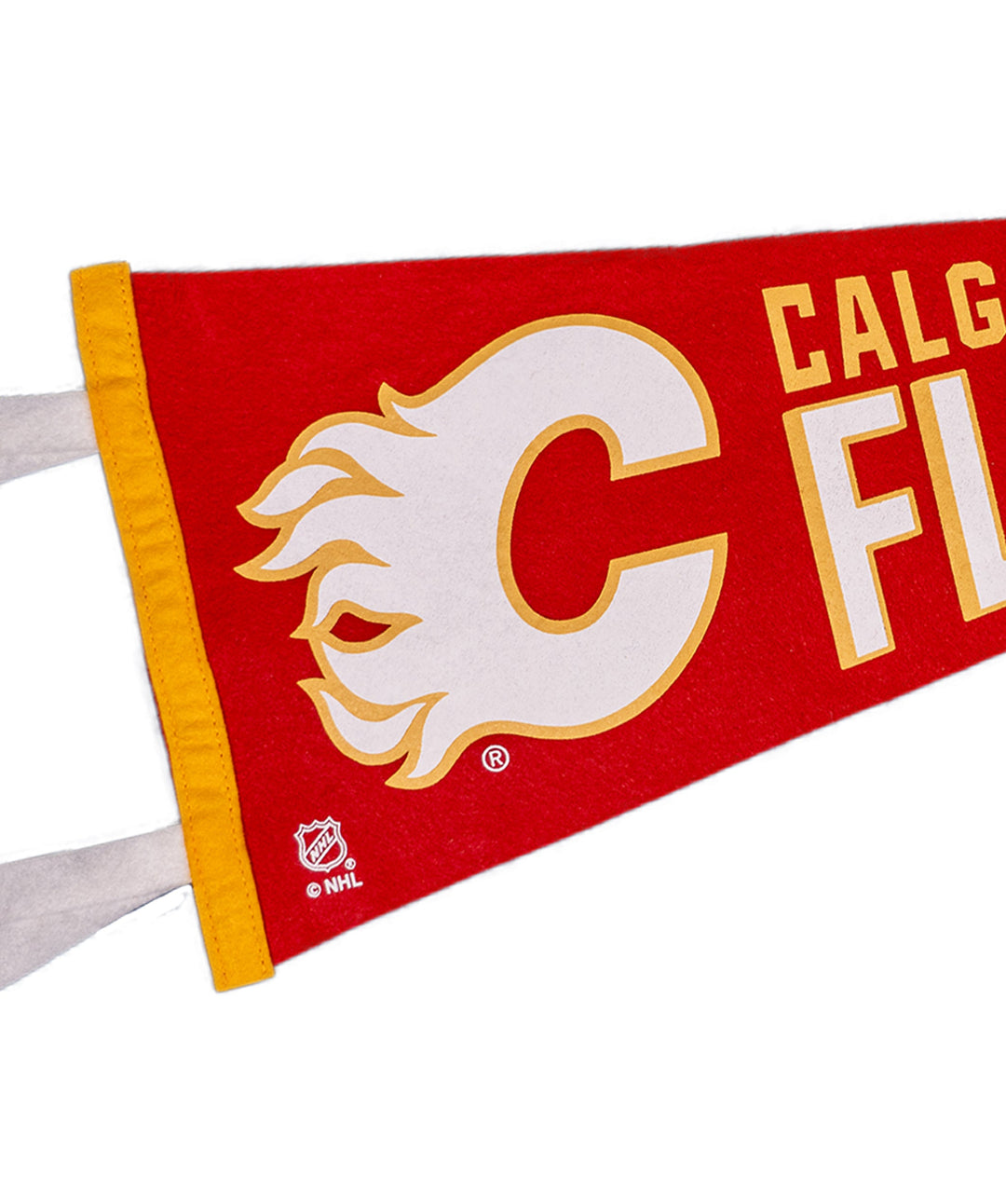 Hockey Calgary Flames Pennant • NHL x Oxford Pennant - - Pennant - Oxford Pennant Hockey Lifestyle | Built by Fans for Fans | Perfect Gift for hockey fan or hockey players that live in the hockey culture
