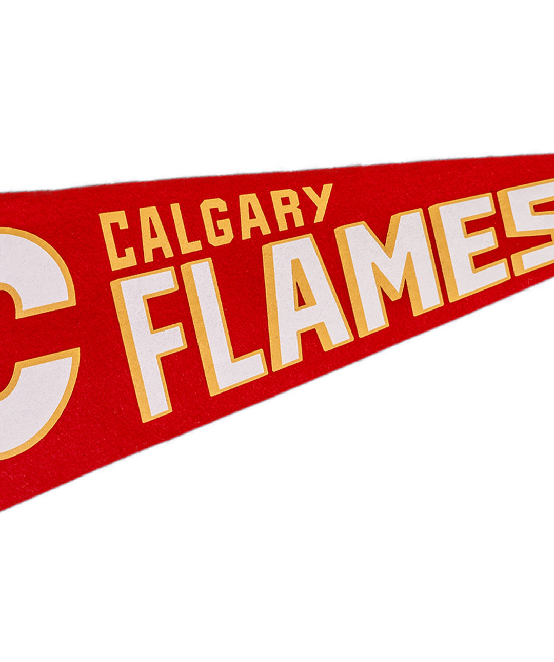 Hockey Calgary Flames Pennant • NHL x Oxford Pennant - - Pennant - Oxford Pennant Hockey Lifestyle | Built by Fans for Fans | Perfect Gift for hockey fan or hockey players that live in the hockey culture