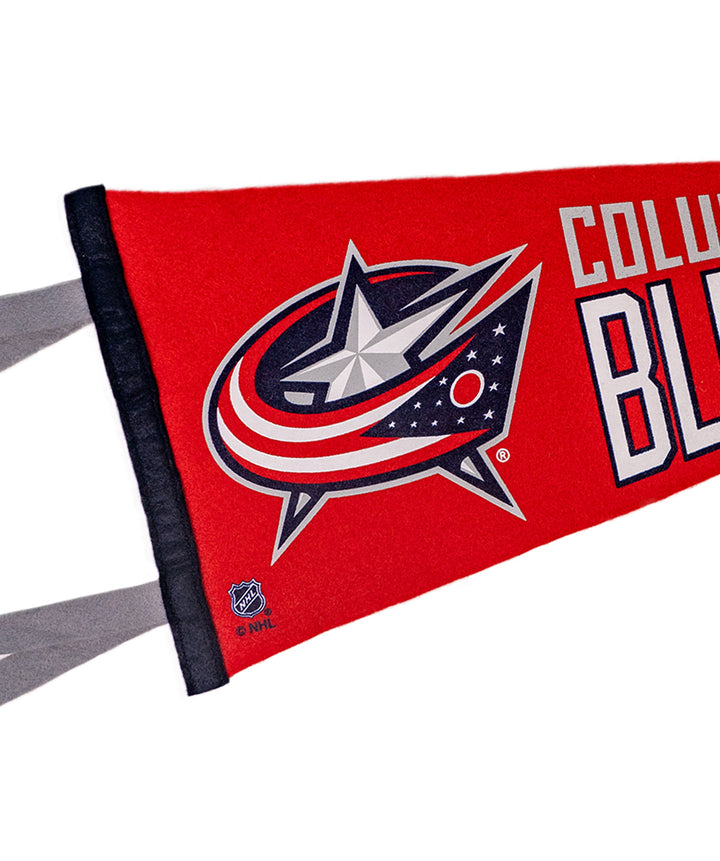 Hockey Columbus Blue Jackets Pennant • NHL x Oxford Pennant - - Pennant - Oxford Pennant Hockey Lifestyle | Built by Fans for Fans | Perfect Gift for hockey fan or hockey players that live in the hockey culture