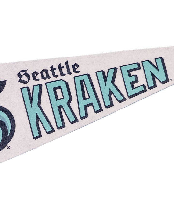 Hockey Seattle Kraken Pennant • NHL x Oxford Pennant - - Pennant - Oxford Pennant Hockey Lifestyle | Built by Fans for Fans | Perfect Gift for hockey fan or hockey players that live in the hockey culture