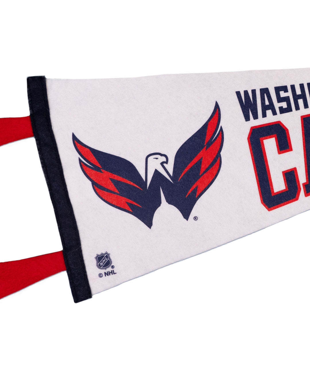 Hockey Washington Capitals Pennant • NHL x Oxford Pennant - - Pennant - Oxford Pennant Hockey Lifestyle | Built by Fans for Fans | Perfect Gift for hockey fan or hockey players that live in the hockey culture
