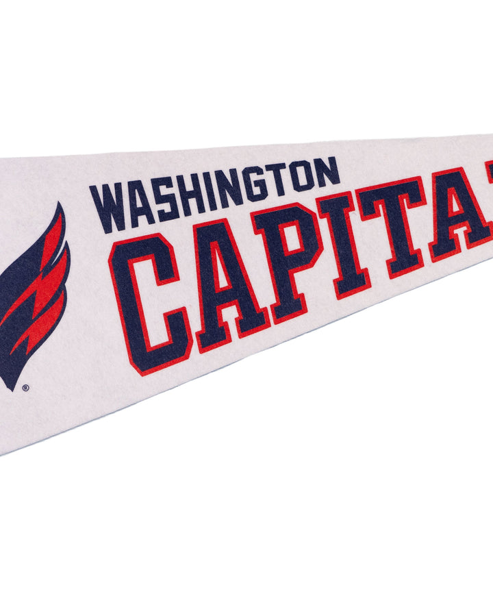 Hockey Washington Capitals Pennant • NHL x Oxford Pennant - - Pennant - Oxford Pennant Hockey Lifestyle | Built by Fans for Fans | Perfect Gift for hockey fan or hockey players that live in the hockey culture