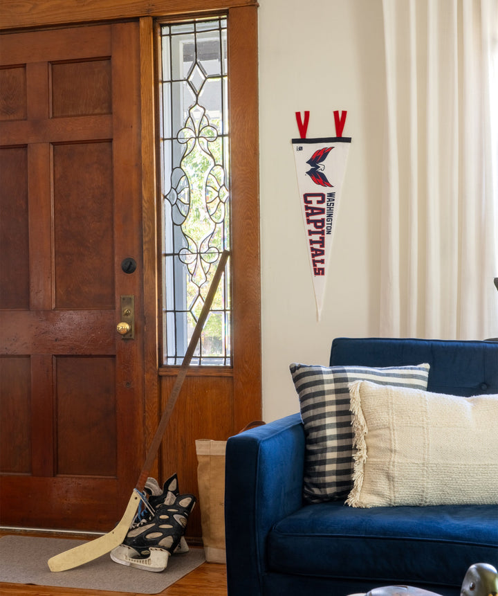 Hockey Washington Capitals Pennant • NHL x Oxford Pennant - - Pennant - Oxford Pennant Hockey Lifestyle | Built by Fans for Fans | Perfect Gift for hockey fan or hockey players that live in the hockey culture