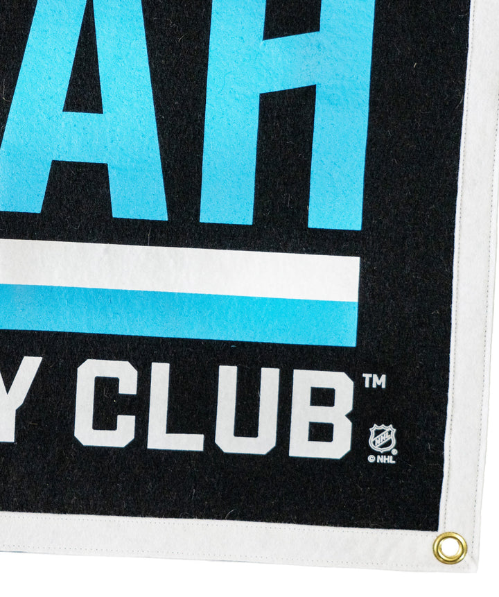 Hockey Utah Hockey Club Camp Flag • NHL® x Oxford Pennant - - Camp Flag - Oxford Pennant Hockey Lifestyle | Built by Fans for Fans | Perfect Gift for hockey fan or hockey players that live in the hockey culture