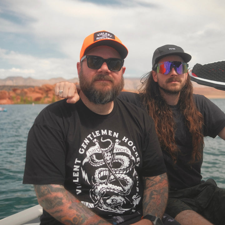 Hockey Loyalty A-Frame Snapback - - Hats - Violent Gentlemen Hockey Lifestyle | Built by Fans for Fans | Perfect Gift for hockey fan or hockey players that live in the hockey culture