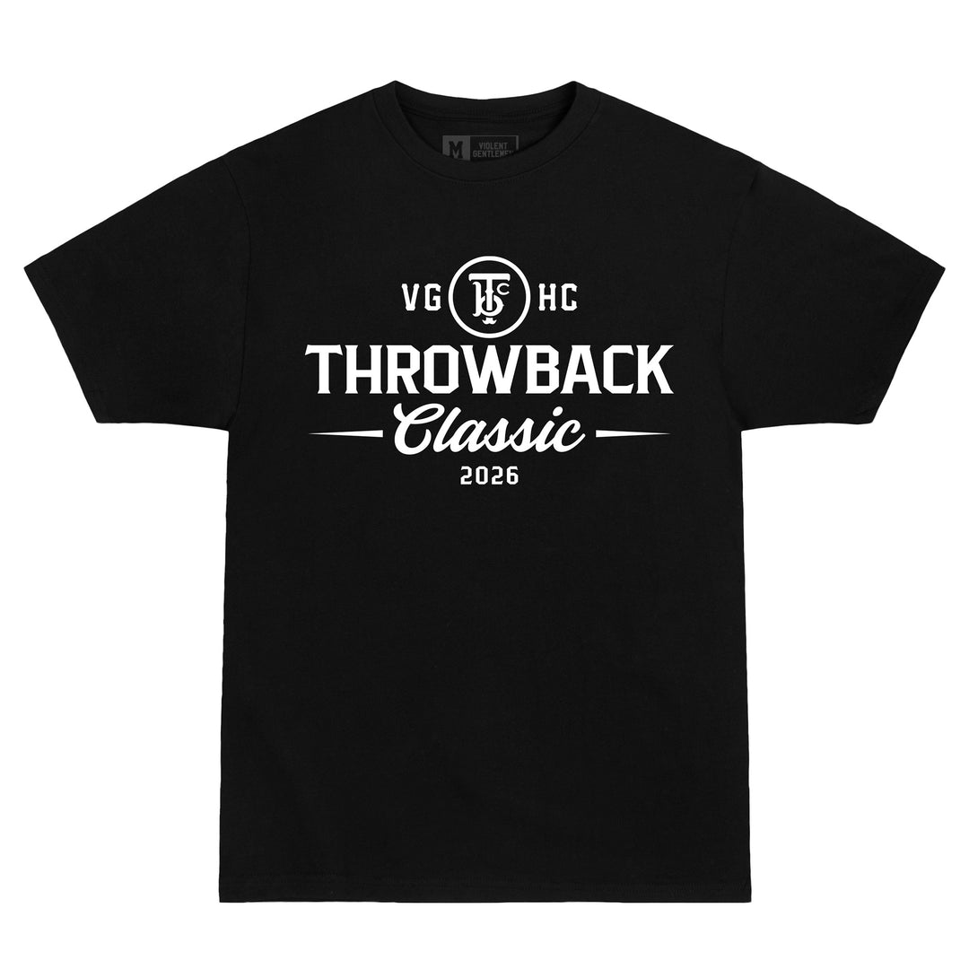 Hockey Throwback Tourney 2026 Premium Tee - - Men's T-Shirts - Violent Gentlemen Hockey Lifestyle | Built by Fans for Fans | Perfect Gift for hockey fan or hockey players that live in the hockey culture