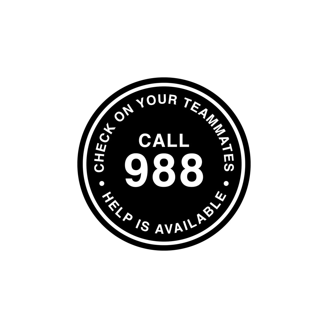 Hockey 988 3" Sticker - - Accessories - Violent Gentlemen Hockey Lifestyle | Built by Fans for Fans | Perfect Gift for hockey fan or hockey players that live in the hockey culture