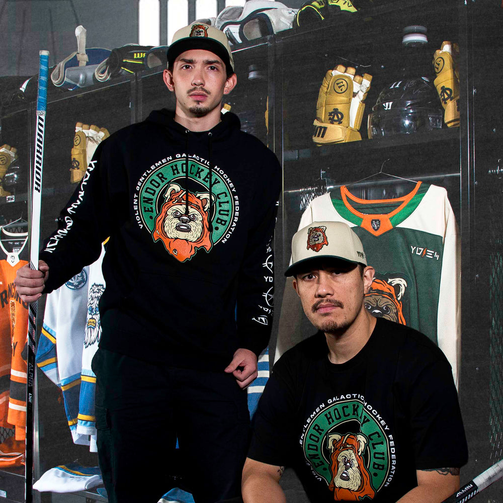 Hockey Endor HC 26 Pullover Hood - - Men's Fleece Tops - Violent Gentlemen Hockey Lifestyle | Built by Fans for Fans | Perfect Gift for hockey fan or hockey players that live in the hockey culture