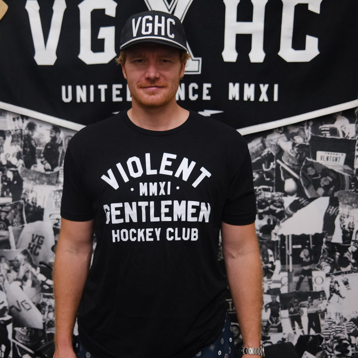 Hockey Loyalty Premium Tee - - Men's T-Shirts - Violent Gentlemen Hockey Lifestyle | Built by Fans for Fans | Perfect Gift for hockey fan or hockey players that live in the hockey culture