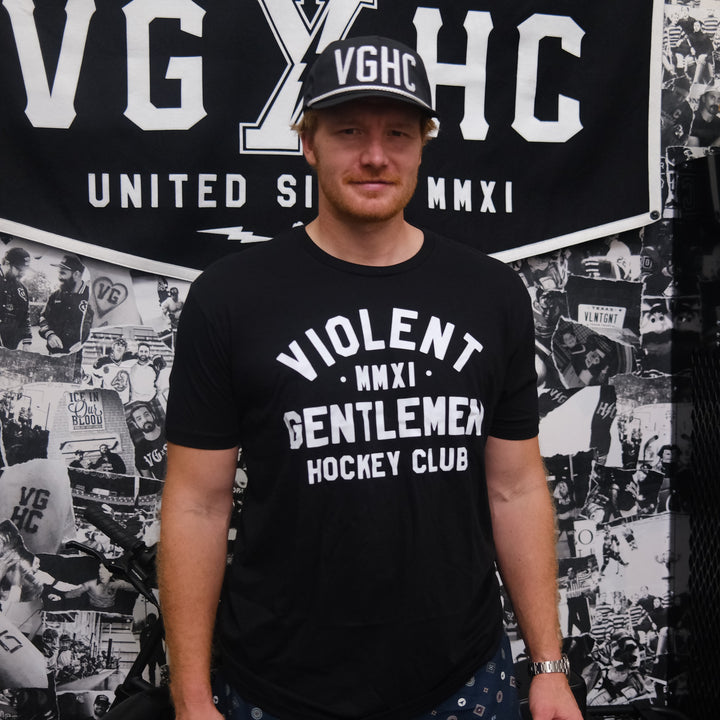 Hockey Loyalty Premium Tee - - Men's T-Shirts - Violent Gentlemen Hockey Lifestyle | Built by Fans for Fans | Perfect Gift for hockey fan or hockey players that live in the hockey culture