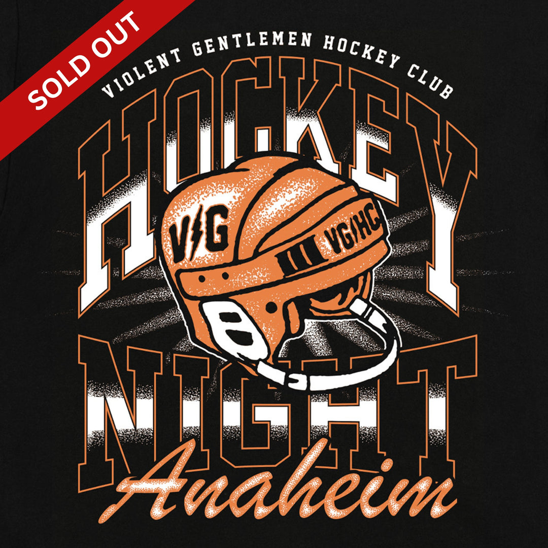 Hockey Hockey Night in ANA Mar 2026 Ticket Package - - Men's T-Shirts - Violent Gentlemen Hockey Lifestyle | Built by Fans for Fans | Perfect Gift for hockey fan or hockey players that live in the hockey culture