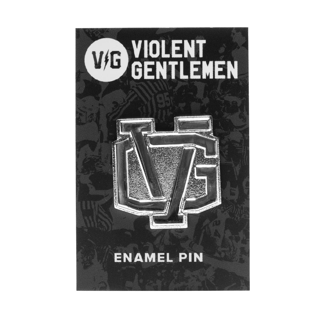 Hockey Monogram Lapel Pin - - Accessories - Violent Gentlemen Hockey Lifestyle | Built by Fans for Fans | Perfect Gift for hockey fan or hockey players that live in the hockey culture
