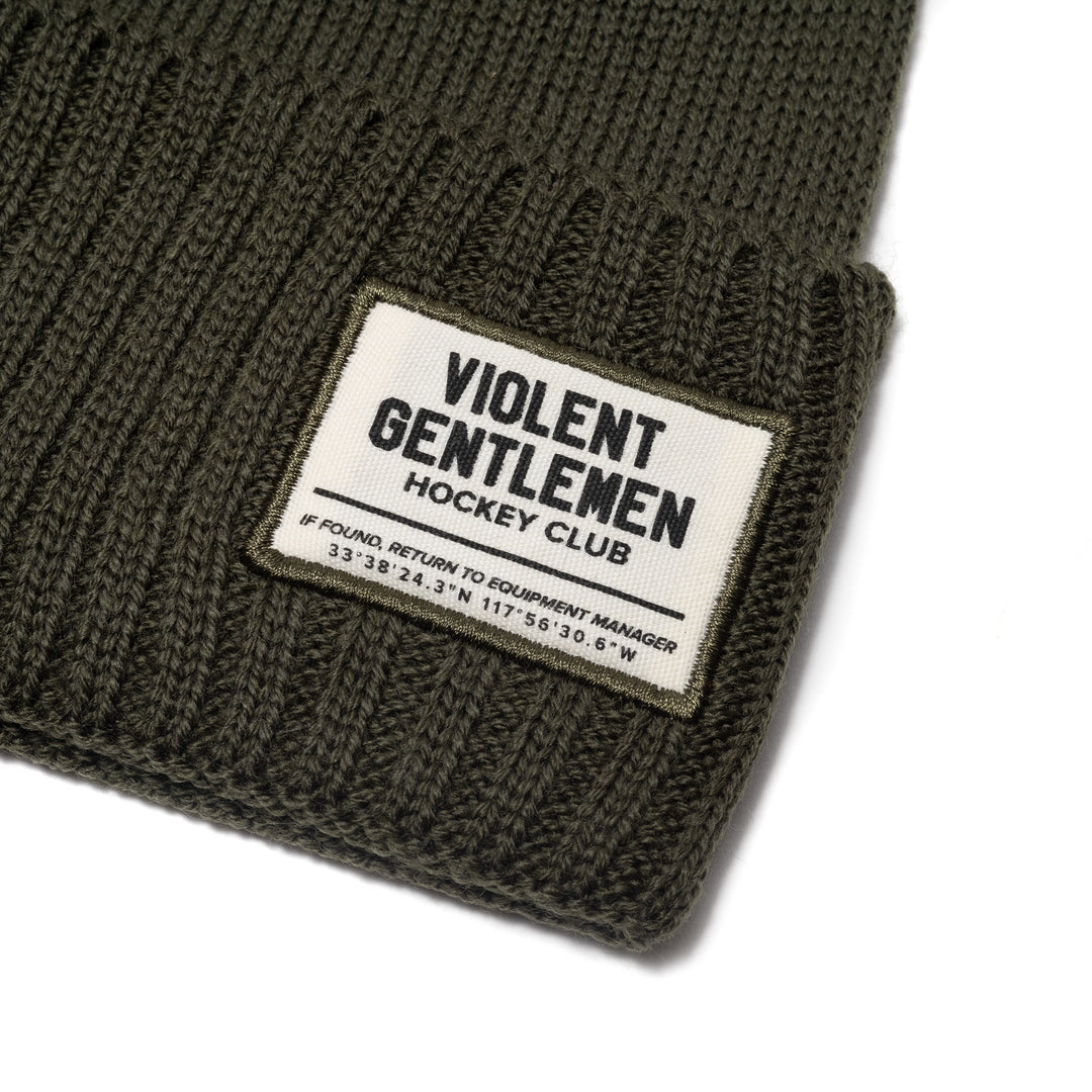 Hockey Game Day Beanie - - Beanies - Violent Gentlemen Hockey Lifestyle | Built by Fans for Fans | Perfect Gift for hockey fan or hockey players that live in the hockey culture