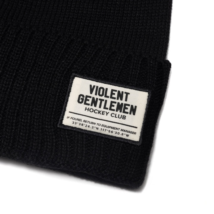 Hockey Game Day Beanie - - Beanies - Violent Gentlemen Hockey Lifestyle | Built by Fans for Fans | Perfect Gift for hockey fan or hockey players that live in the hockey culture