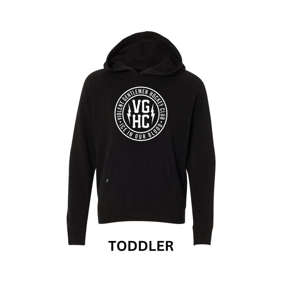 Hockey Agent Toddler Pullover Hood - - Kid's Fleece Tops - Violent Gentlemen Hockey Lifestyle | Built by Fans for Fans | Perfect Gift for hockey fan or hockey players that live in the hockey culture