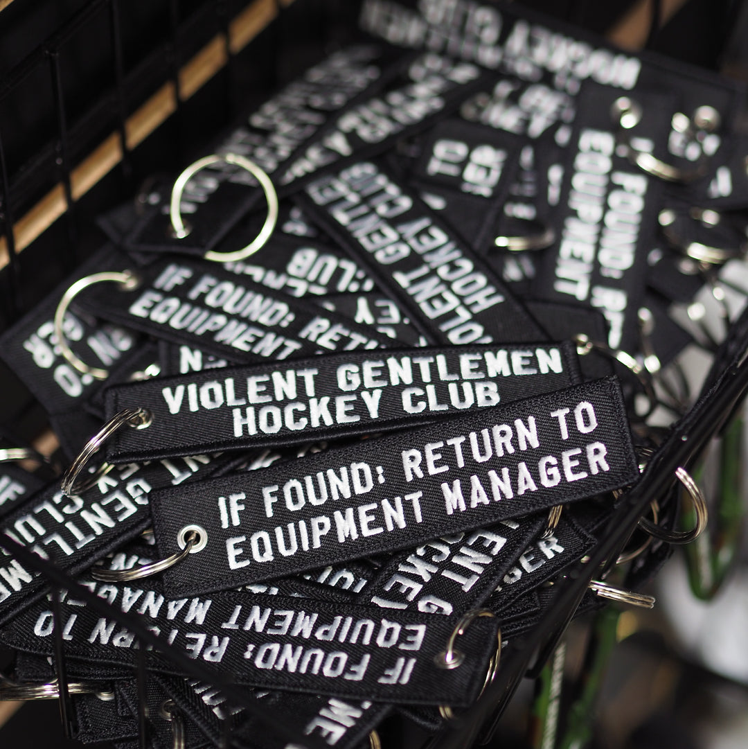 Hockey Found Jet Tag - - Accessories - Violent Gentlemen Hockey Lifestyle | Built by Fans for Fans | Perfect Gift for hockey fan or hockey players that live in the hockey culture