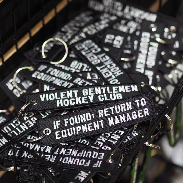 Hockey Found Jet Tag - - Accessories - Violent Gentlemen Hockey Lifestyle | Built by Fans for Fans | Perfect Gift for hockey fan or hockey players that live in the hockey culture