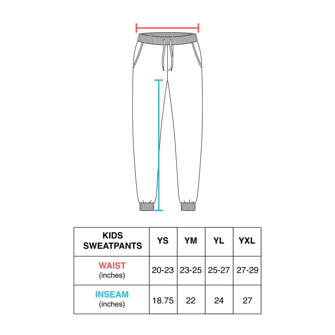 Hockey Rager Kids Sweatpants - - Kid's Fleece Bottoms - Violent Gentlemen Hockey Lifestyle | Built by Fans for Fans | Perfect Gift for hockey fan or hockey players that live in the hockey culture