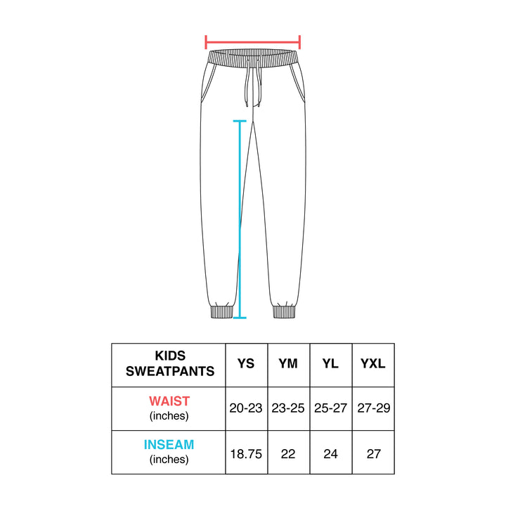 Hockey Rager Kids Sweatpants - - Kid's Fleece Bottoms - Violent Gentlemen Hockey Lifestyle | Built by Fans for Fans | Perfect Gift for hockey fan or hockey players that live in the hockey culture