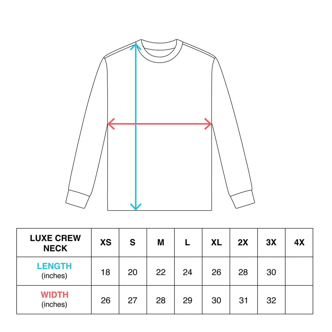 Hockey Clean Gents Luxe Crew Neck - - Men's Fleece Tops - Violent Gentlemen Hockey Lifestyle | Built by Fans for Fans | Perfect Gift for hockey fan or hockey players that live in the hockey culture